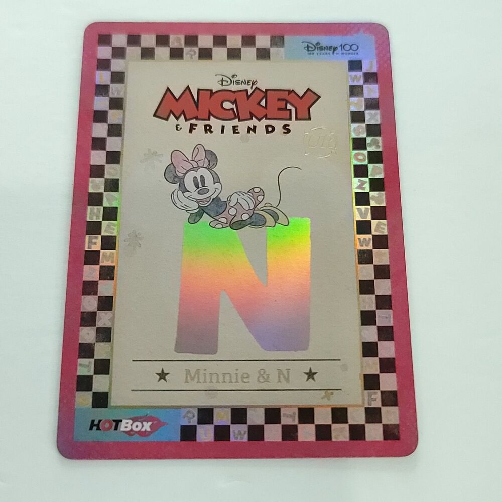 2023 Disney 100 Hotbox Mickey & Friends Cheerful Minnie UR HDM-ZM-28 Alphabet N